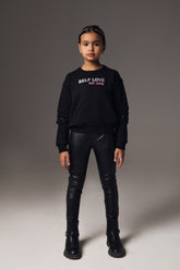 Leather Brushed Pants